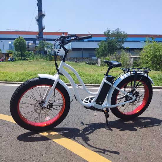 Batería de litio al por mayor del aluminio 48V 500W del OEM con la bici gorda eléctrica de la suciedad del neumático de la luz delantera 26pulgadas